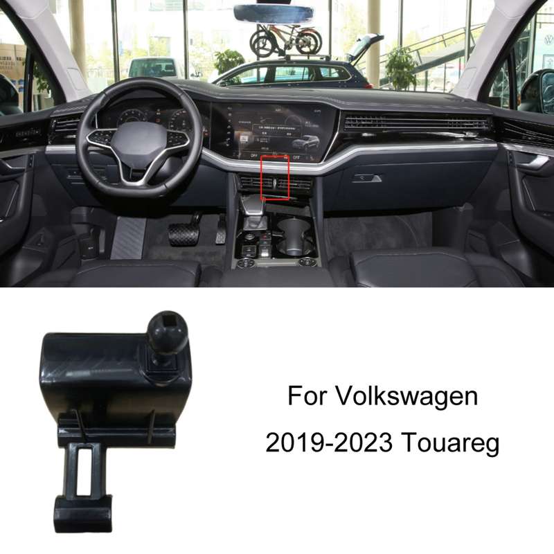 For Volkswagen Car Air Outlet Modified Mobile Phone Holder Base, Model: 19-23 Touareg