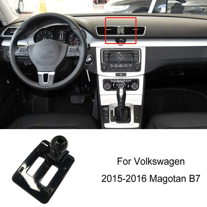 For Volkswagen Car Air Outlet Modified Mobile Phone Holder Base, Model: 15-16 Magotan B7