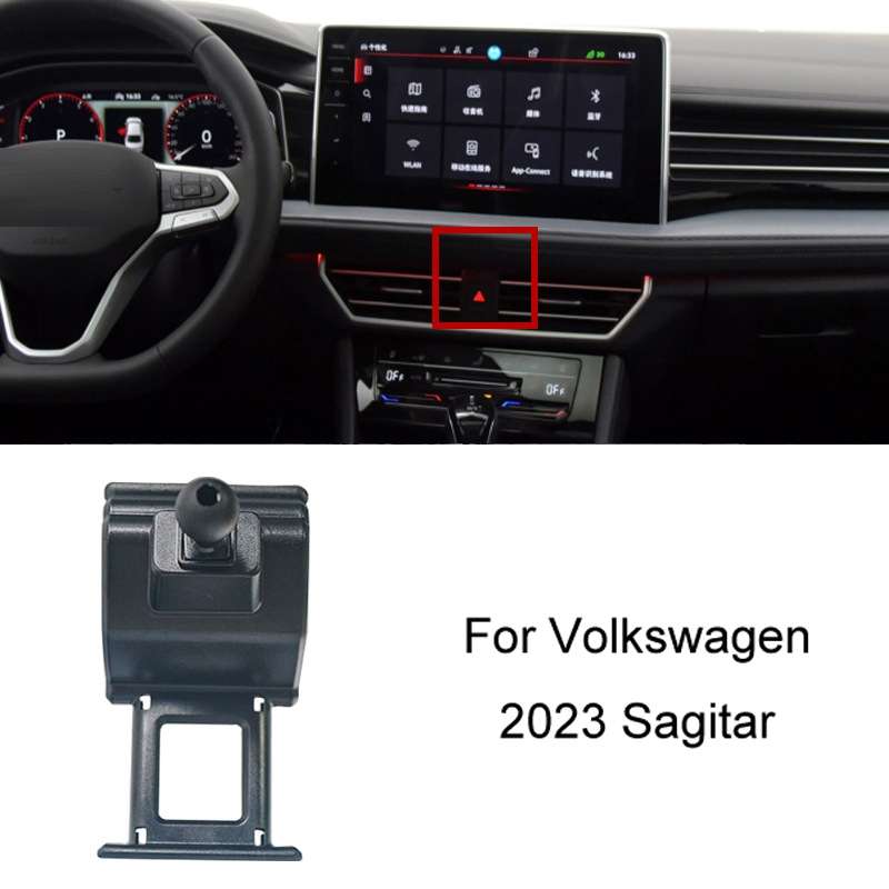 For Volkswagen Car Air Outlet Modified Mobile Phone Holder Base, Model: 23 Sagitar