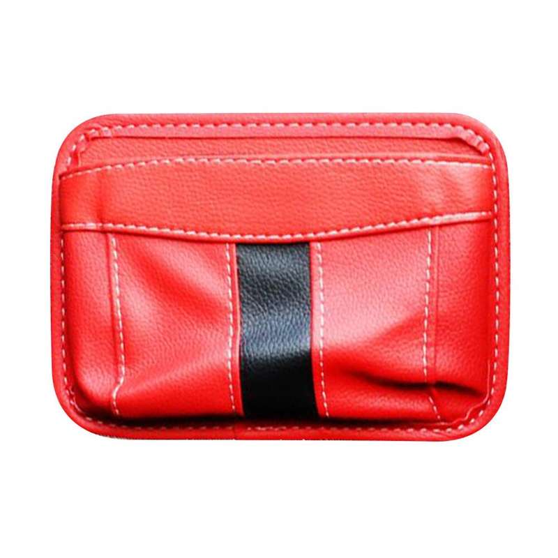 Multifunctional Car-Mounted Adhesive Mesh Bag For Storage Hanging Bags