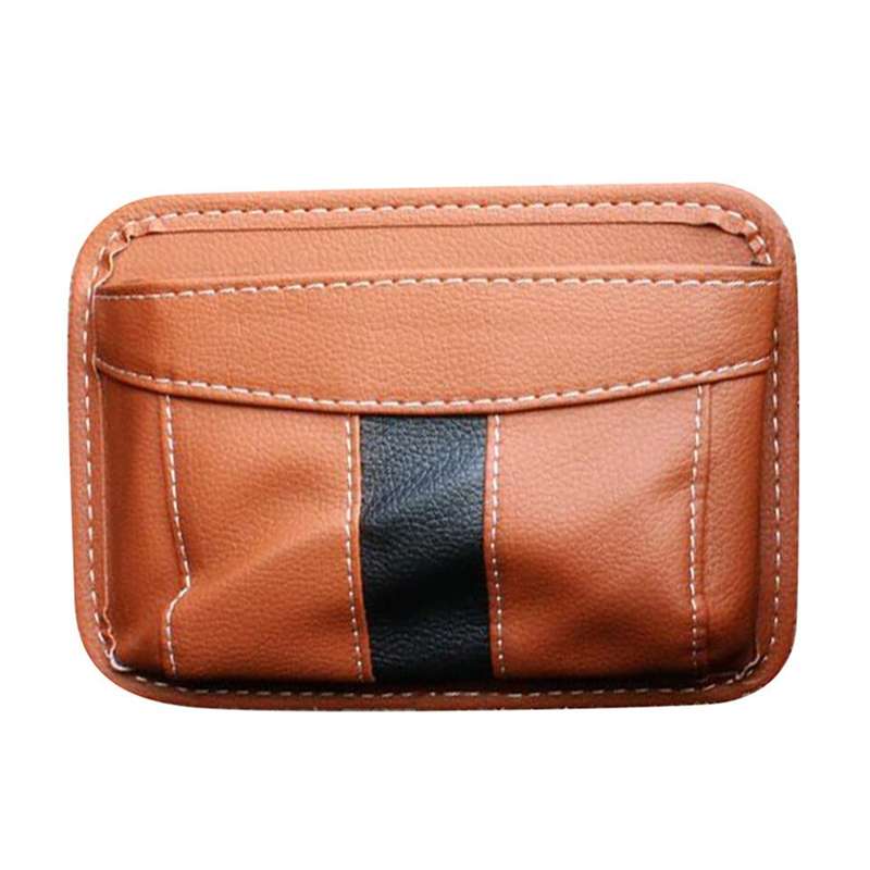 Multifunctional Car-Mounted Adhesive Mesh Bag For Storage Hanging Bags