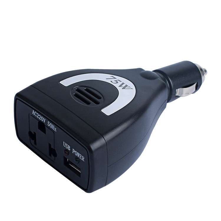 Meind 75W Mini Car Inverter Charger(12V To 220V)