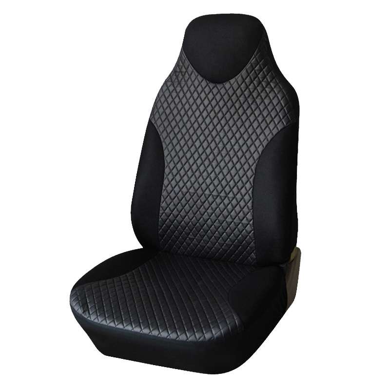 Car Leather Stitching One-piece Front Seat Cover(132x56cm)