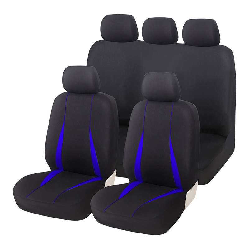 Cars All Seasons Universal All-Inclusive Fabric Seat Cover(33055 Blue)