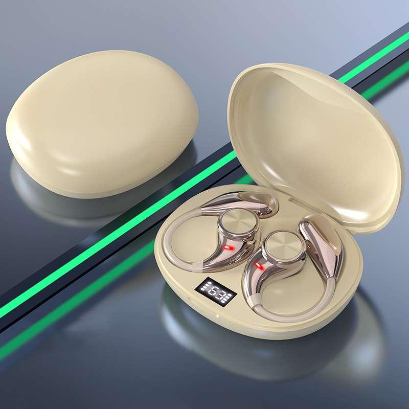 Open Comfortable Hanging Ear OWS Bluetooth Earphones(Black)