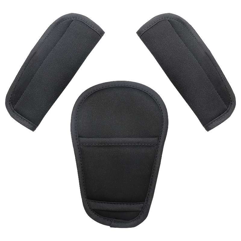 Car Child Safty Seat Belt Protective Cover, Size: 18x12cm(Black)