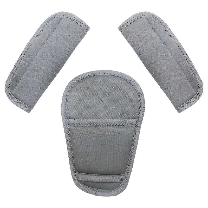 Car Child Safty Seat Belt Protective Cover, Size: 18x12cm(Gray)