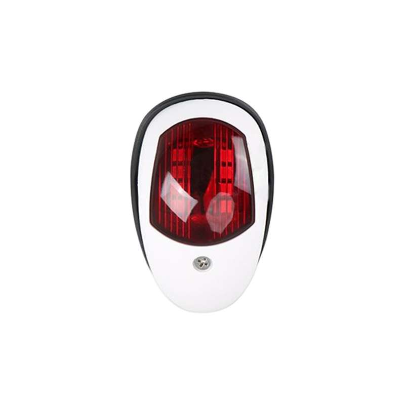 Marine Navigation Warning Light Signal LED Yacht Light, Color: White Shell Red