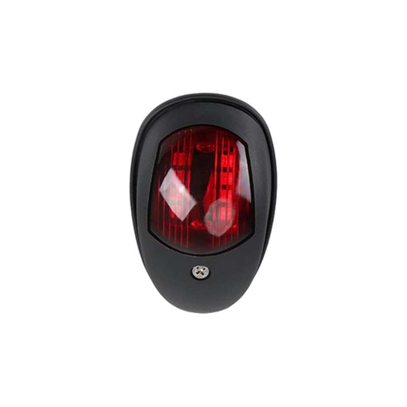 Marine Navigation Warning Light Signal LED Yacht Light, Color: Black Shell Red