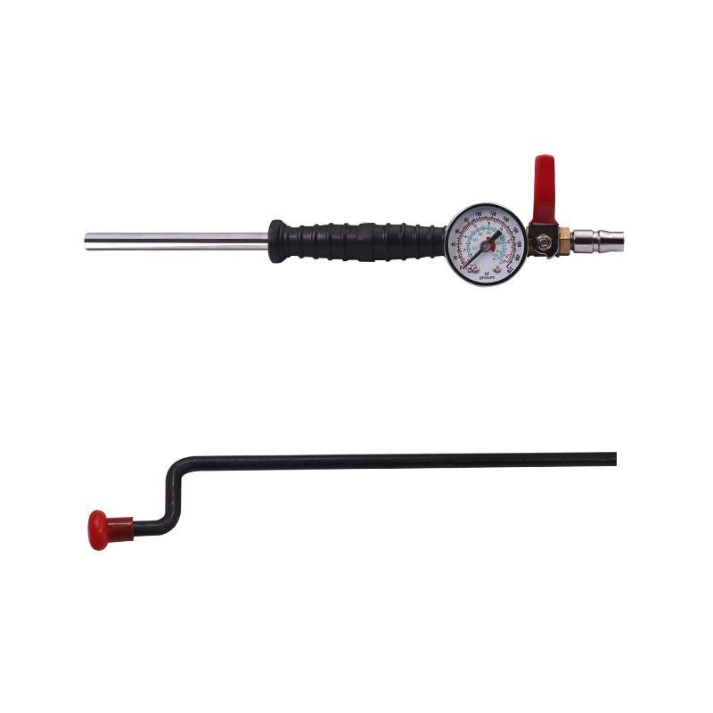 Car Tire Hand-crank Fast Inflation Rod Universal Air Filling Rod With Meter
