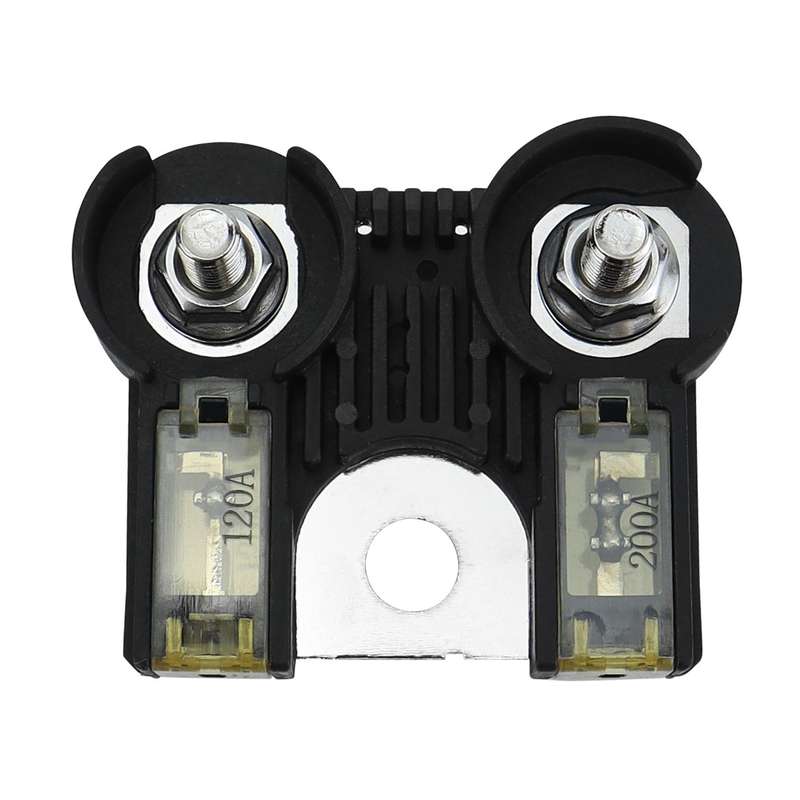 For Ford F-150 Raptor / Lincoln Pure Copper Battery Terminal Bipolar Fuse Holder(120/200A)