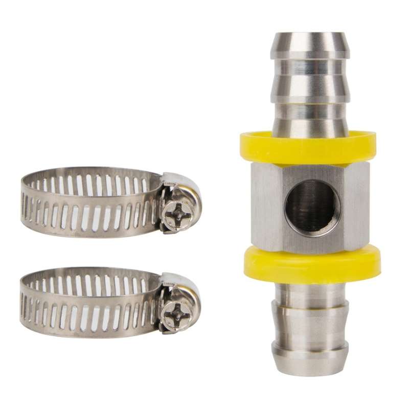 1/2 inch Fuel Pipe Fuel Pressure NPT Sensor T-type Barbed Connector