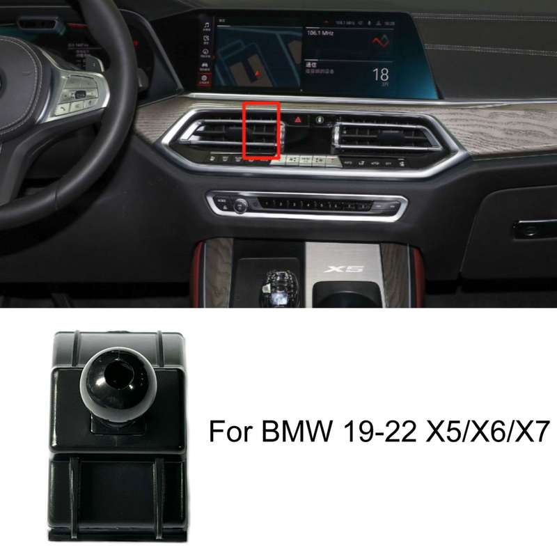For BMW Car Air Outlet Modified Mobile Phone Holder Base, Model: 19-22 X5/X6/X7