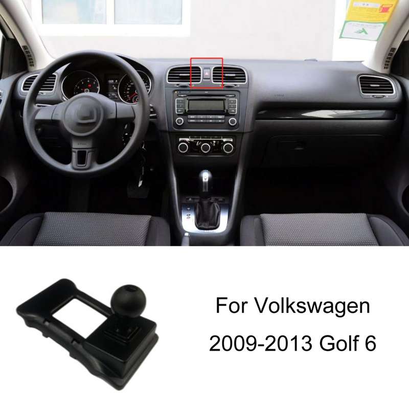 For Volkswagen Car Air Outlet Modified Mobile Phone Holder Base, Model: 09-13 Golf 6