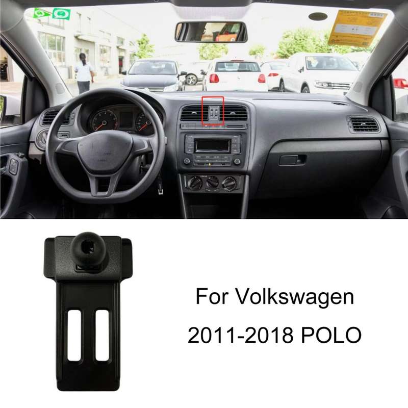 For Volkswagen Car Air Outlet Modified Mobile Phone Holder Base, Model: 11-18 POLO