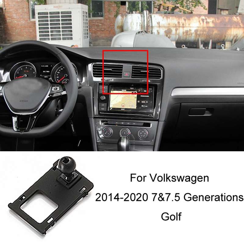 For Volkswagen Car Air Outlet Modified Mobile Phone Holder Base, Model: 14-20 7&7 Generations Half G