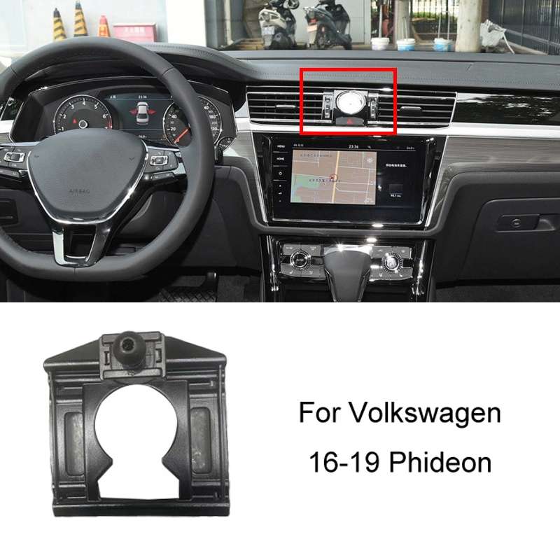 For Volkswagen Car Air Outlet Modified Mobile Phone Holder Base, Model: 16-19 Phideon