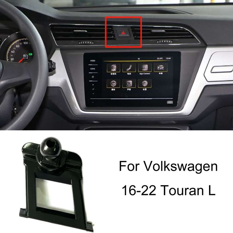 For Volkswagen Car Air Outlet Modified Mobile Phone Holder Base, Model: 16-22 Touran L