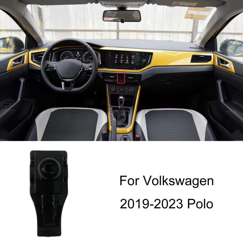 For Volkswagen Car Air Outlet Modified Mobile Phone Holder Base, Model: 19-23 Polo