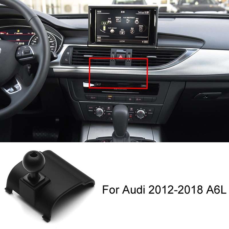 For Audi Car Mobile Phone Holder Mounting Base, Model: 12-18 A6L