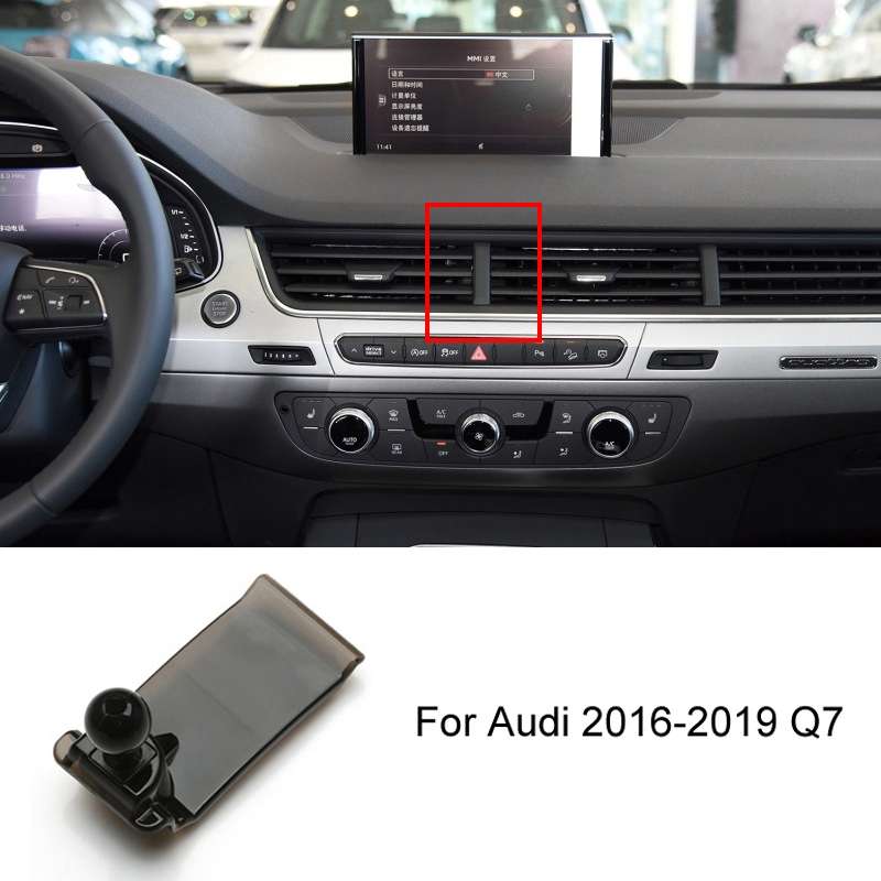 For Audi Car Mobile Phone Holder Mounting Base, Model: 16-19 Q7