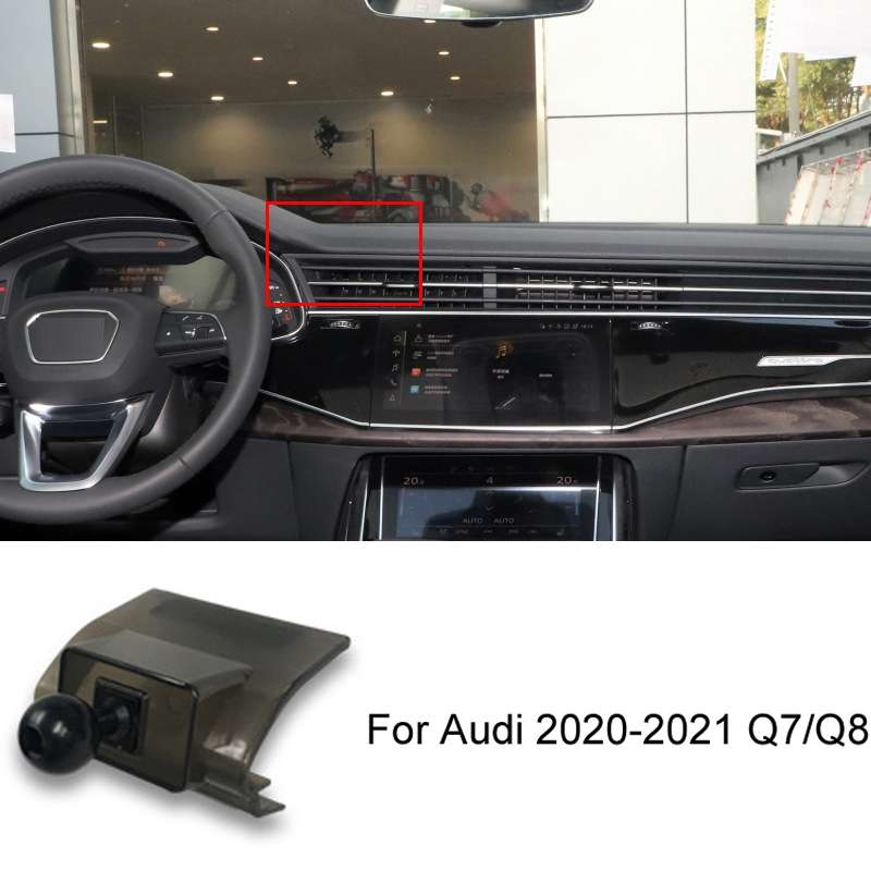 For Audi Car Mobile Phone Holder Mounting Base, Model: 20-21 Q7/Q8