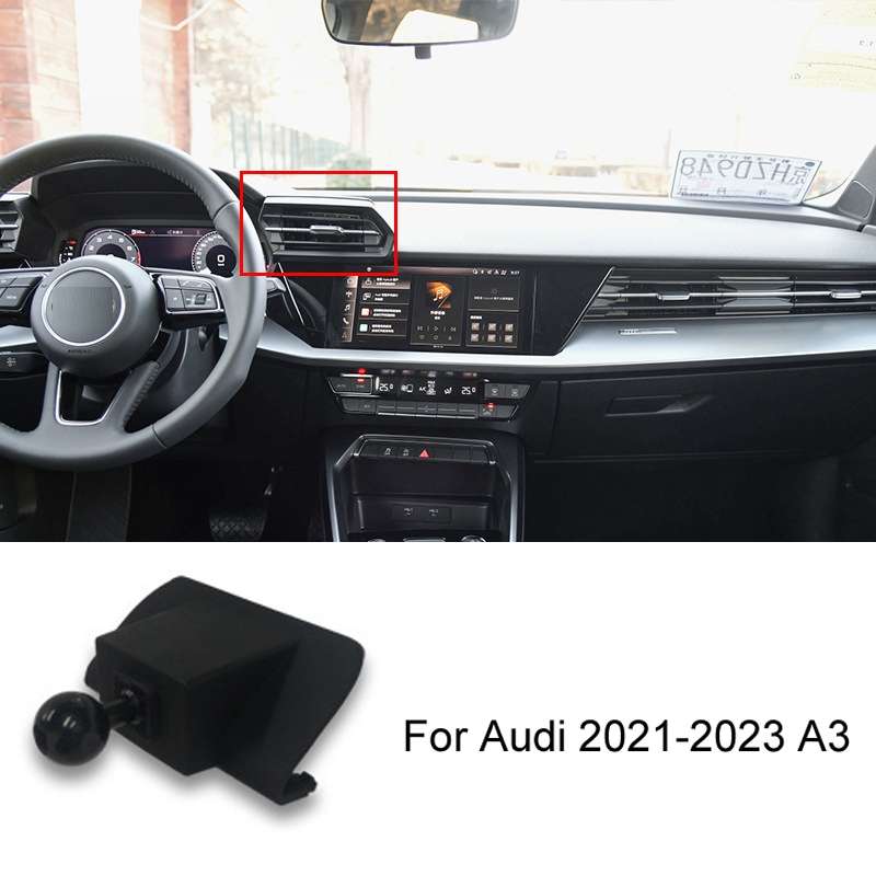 For Audi Car Mobile Phone Holder Mounting Base, Model: 21-23 A3