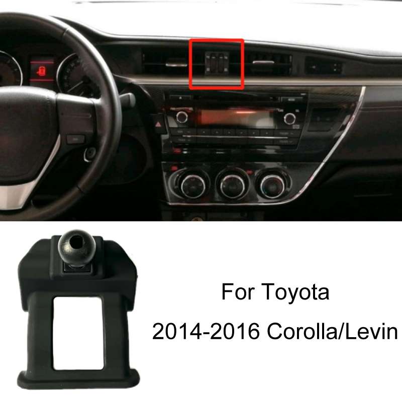 For Toyota Car Air Outlet Phone Holder Base, Model: 14-16 Corolla/Levin