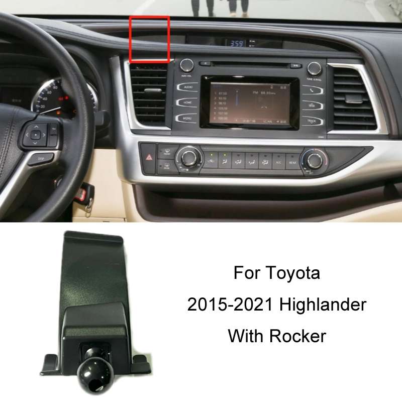 For Toyota Car Air Outlet Phone Holder Base, Model: 15-21 Highlander With Rocker