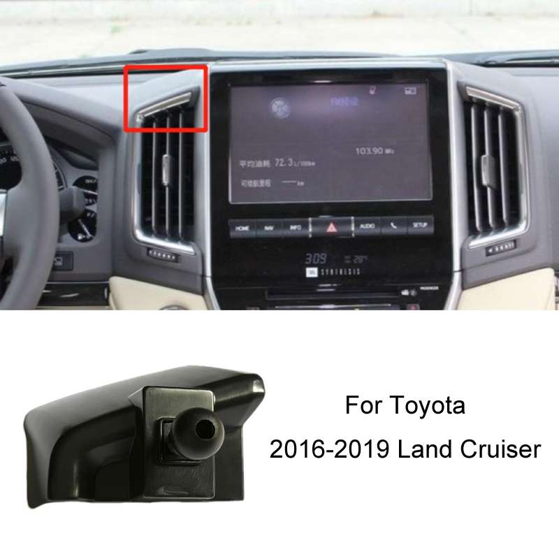 For Toyota Car Air Outlet Phone Holder Base, Model: 16-19 Land Cruiser