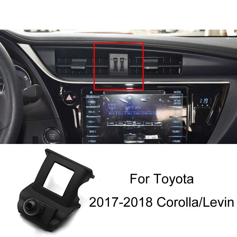 For Toyota Car Air Outlet Phone Holder Base, Model: 17-18 Corolla/Levin