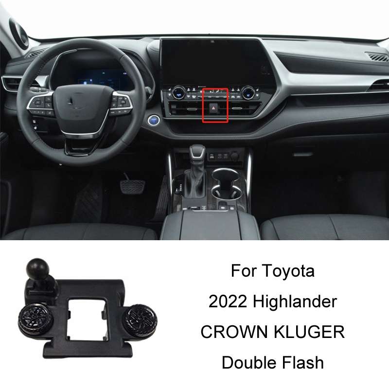 For Toyota Car Air Outlet Phone Holder Base, Model: 22 Highlander/CROWN KLUGER Double Flash