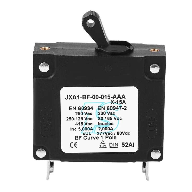 80V DC Overload Hydraulic Reset Circuit Breaker, Rated Current: 15A