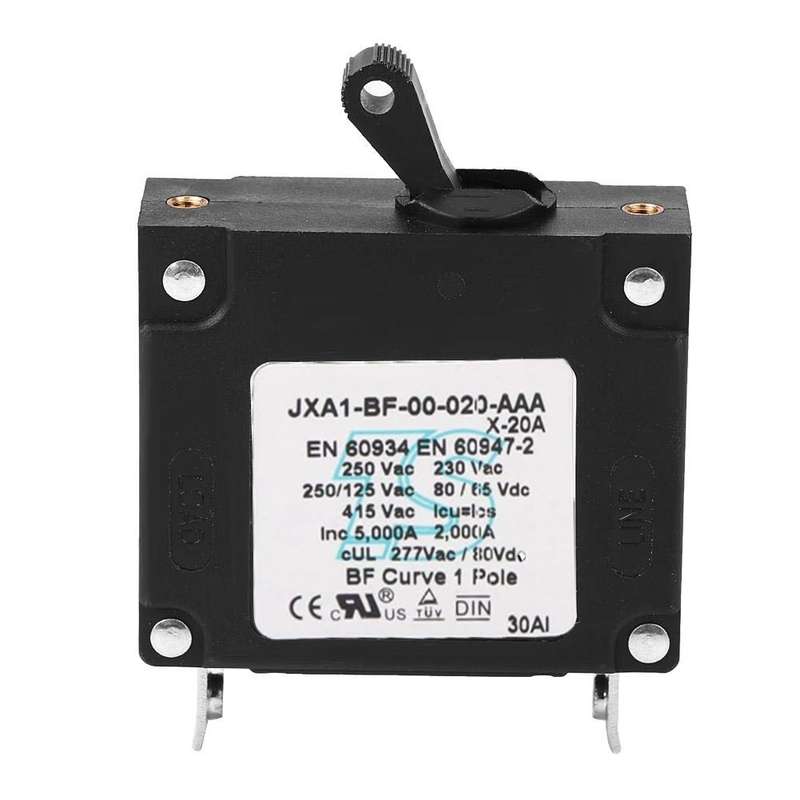 80V DC Overload Hydraulic Reset Circuit Breaker, Rated Current: 20A
