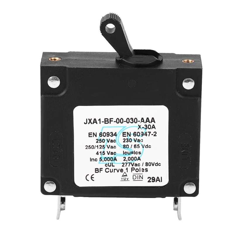 80V DC Overload Hydraulic Reset Circuit Breaker, Rated Current: 30A