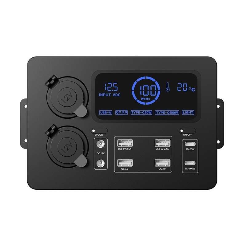 12V Car Mini Power Box Multi-Function USB Charger(AOS9313)