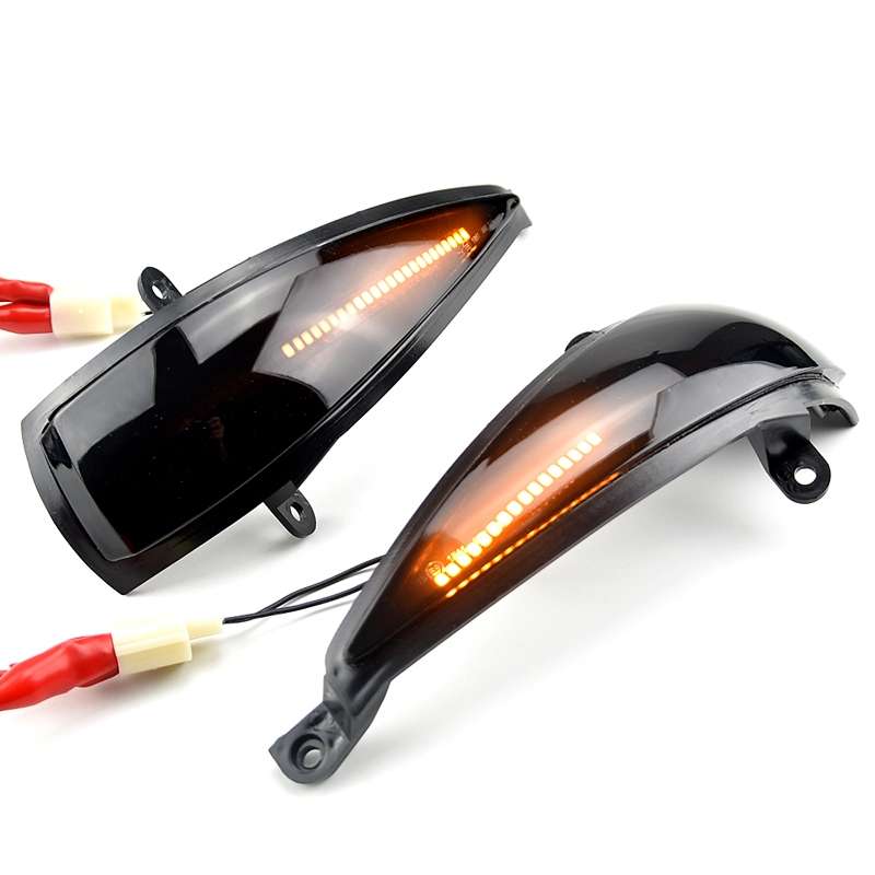 1pair For Honda Civic 8th Rearview Mirror Turn Signal Indicator Lights(Single Yellow Light Running)