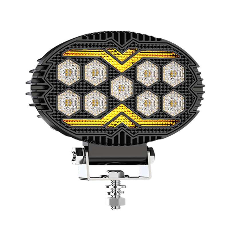 5.5 Inch Elliptical Hybrid Luminous Seagull Angel Eye Car Work Light(X17)