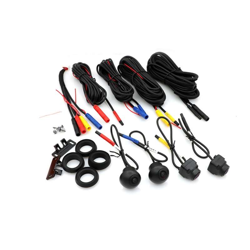 3D AHD1080P Switch 720P 360 Degree Panoramic Camera Imaging System Vehicle Camera(Cross-border Versi