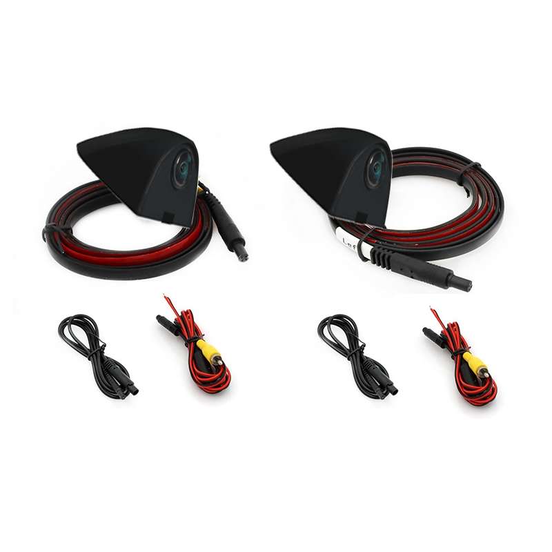 Punch-Free Car Imaging Side View Blind Spot Car Universal Night Vision Camera, Specifications: CVBS