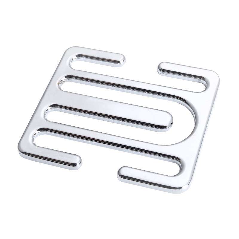 Child Car Seat Belt Adjustment Buckle Fixed Limiter(Silver)