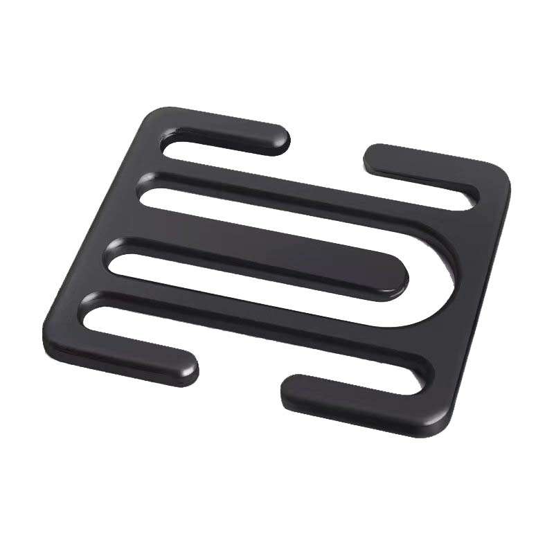 Child Car Seat Belt Adjustment Buckle Fixed Limiter(Black)