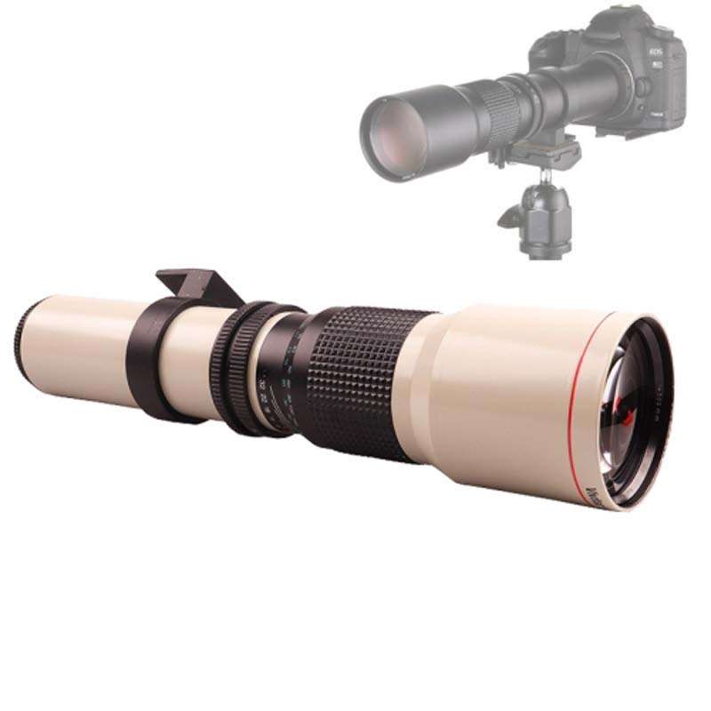 For Nikon DSLR F Port Lightdow 500mm F8-F32 SLR Photography Moonwatch Birdwatch Manual Telephoto T-P