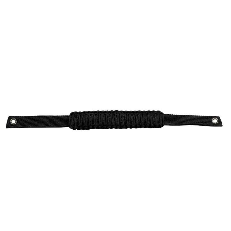 For Ford Bronco/Jeep Wrangler Roof Braided Parachute Rope Handrail(Black)