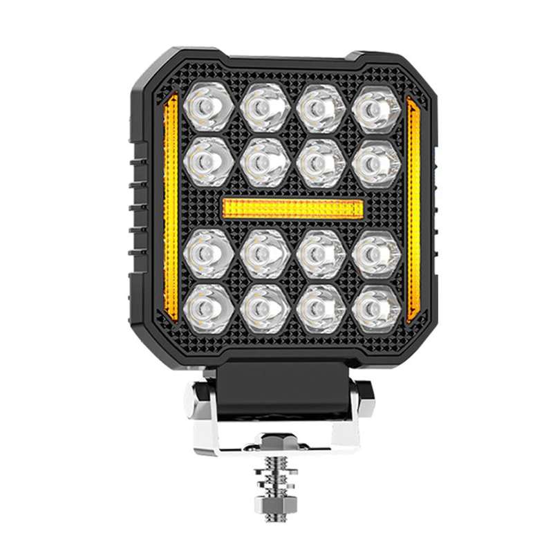 4 Inch Square Mixed Luminous Angel Eye Car Work Light(X7)
