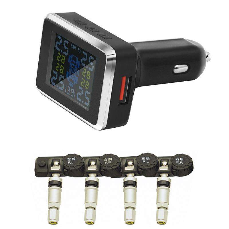 Car Cigarette Lighter Type Tire Pressure Monitor Wireless Tire Pressure Sensor, Style: Internal