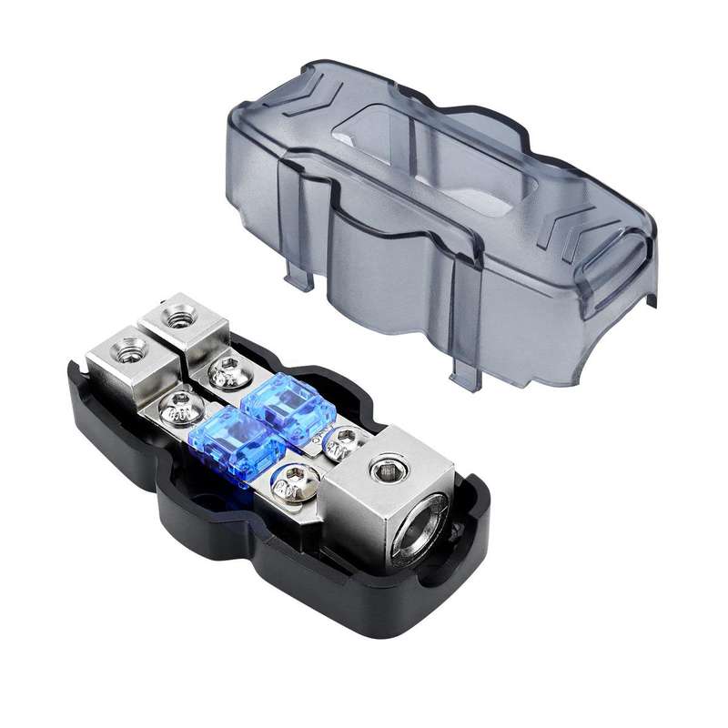 1 Out 2 Ways Car Audio Power Fuse Holder Car Fuse Distribution Block, Specifications: CP-5174