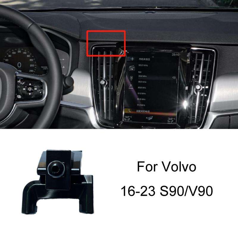 For Volvo Car-Mounted Special Mobile Phone Navigation Bracket Base, Model: 16-23 S90 With Glue/V90