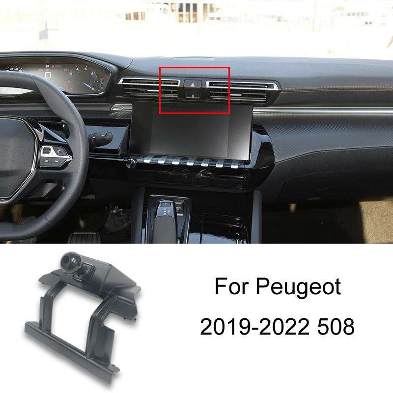 For Peugeot Car-mounted Special Mobile Phone Navigation Bracket Base, Model: 19-22 508