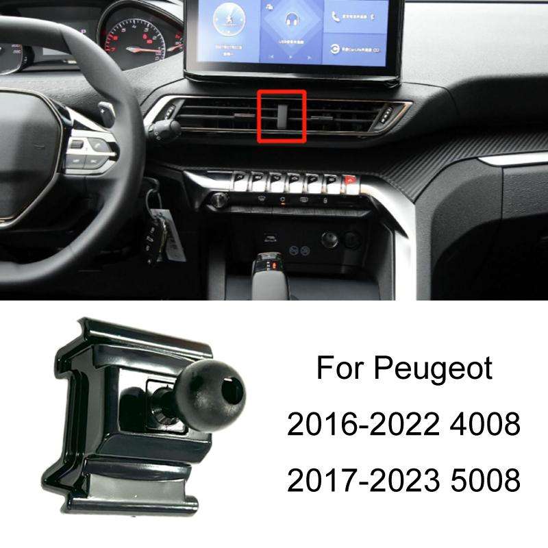 For Peugeot Car-mounted Special Mobile Phone Navigation Bracket Base, Model: 16-22 4008/17-23 5008